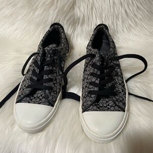 Coach Bobbi Black And Gray Sneakers